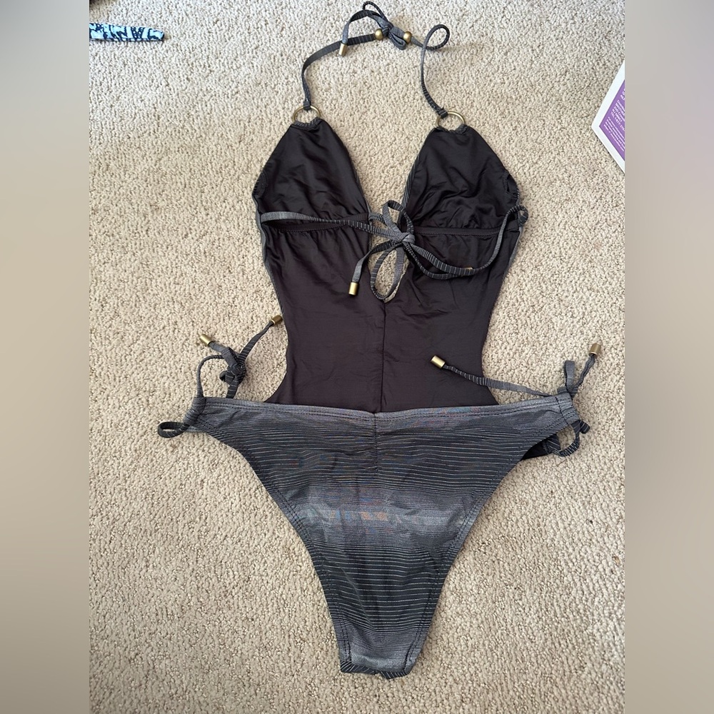 Vitamin A one piece swimsuit grey - Picture 3 of 4